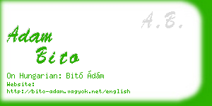 adam bito business card